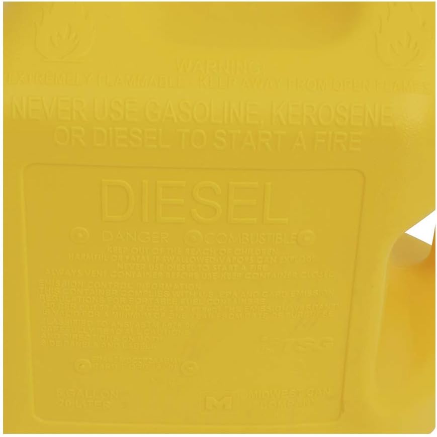 5 Gallon Spill Proof Diesel Can U419884