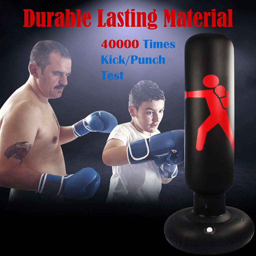63" Freestanding Inflatable Punching Bag P544194
