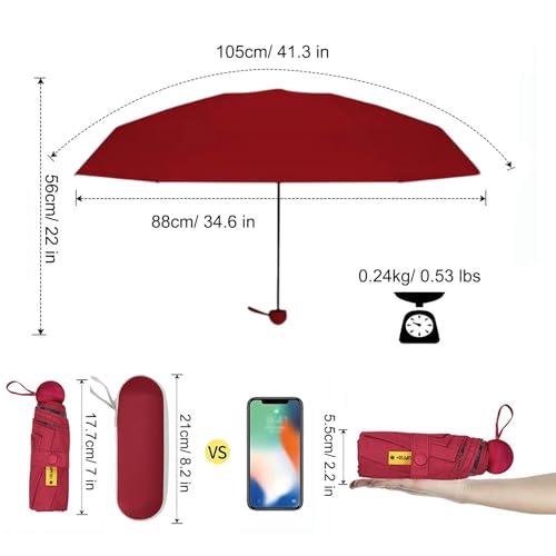 Compact Mini Umbrella with Case C10011