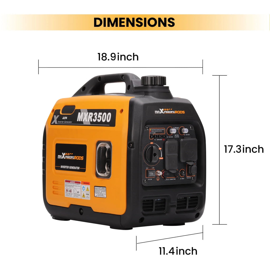 3500W Ultralight Electric Start Portable Inverter Generator M307645