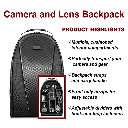 DSLR Camera with 18-55mm + 75-300mm Lenses, 64GB Memory Card, Tripod, Case, Wideangle Lenses D51991