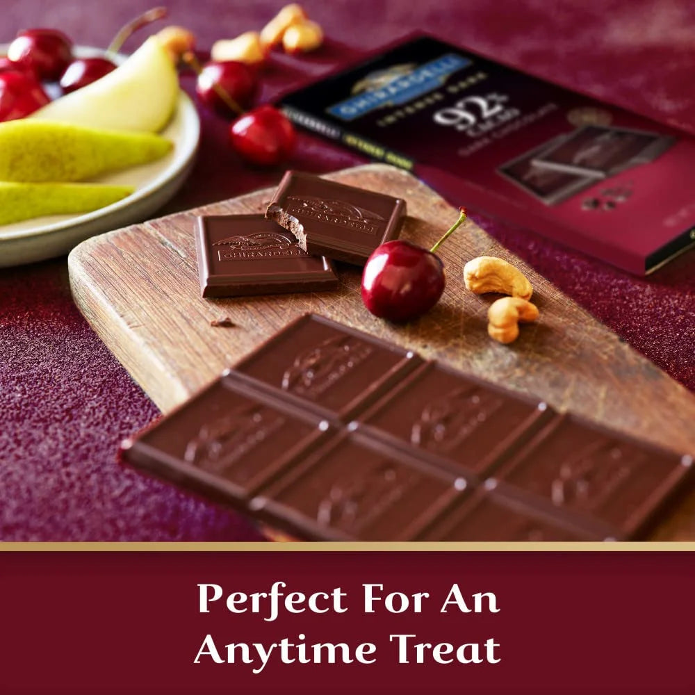 92% Cacao Dark Chocolate Bar, 3.17 Oz (Pack Of 12) Y1051