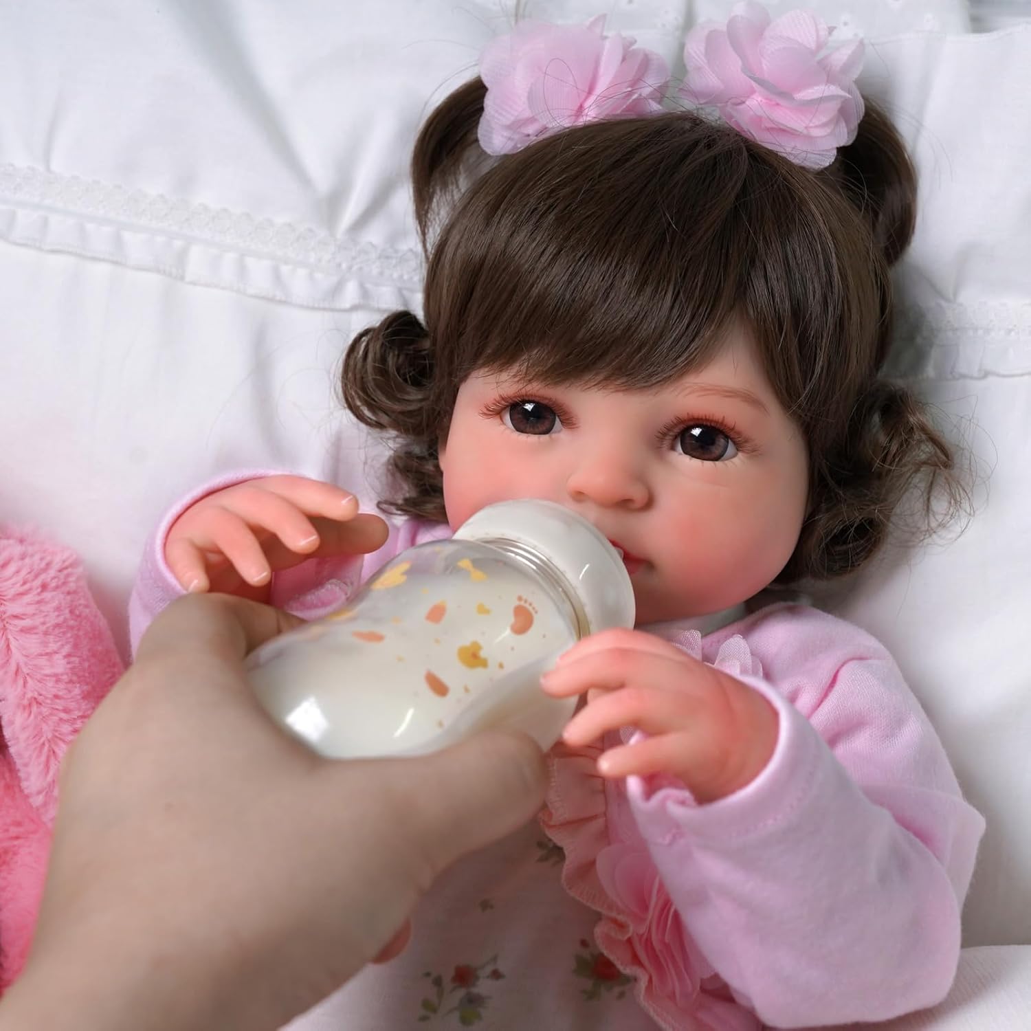 20 Inch Realistic Soft Vinyl and Cloth Body Poseable Reborn Baby Doll X953