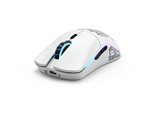 White Ergonomic Mouse Y871