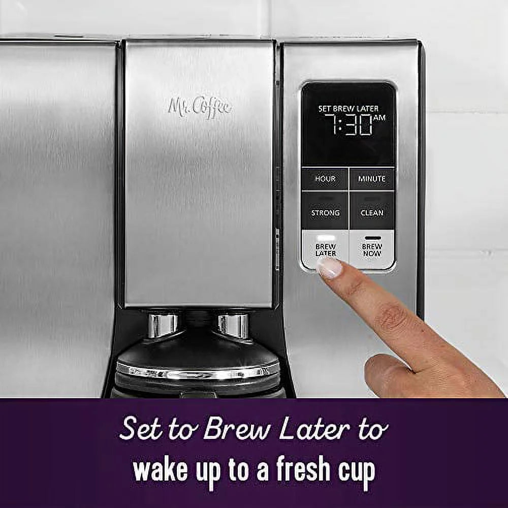 10 Cup Thermal Programmable Coffeemaker, Stainless Steel T587061