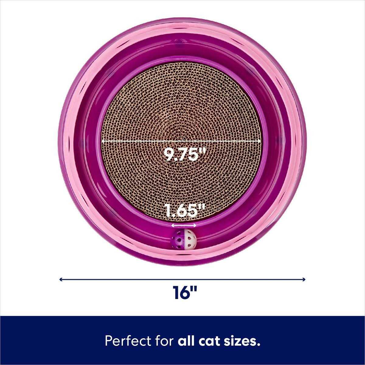 Scratch & Roll Scratcher Cat Toy with Catnip E2151