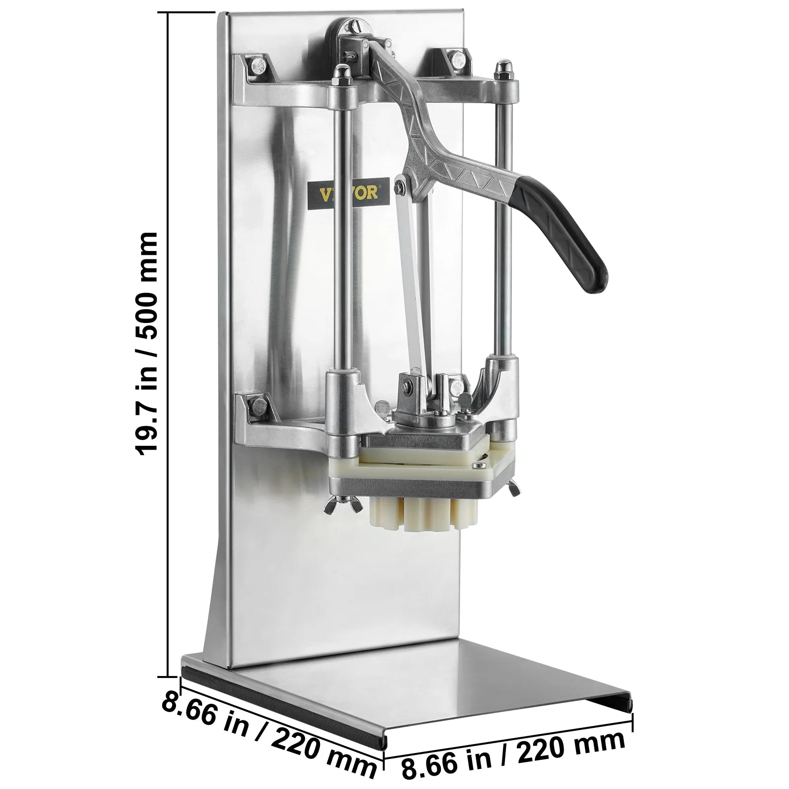 Commercial Vegetable Dicer French Fry Cutter with 4 Blades T849