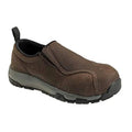 Men's Slip-On Leather Slip Resistant ESD Work Shoe with Carbon Safety Toe E749