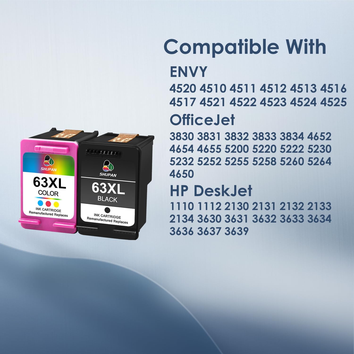63XL Black and Color Ink Cartridge Combo Pack K9706