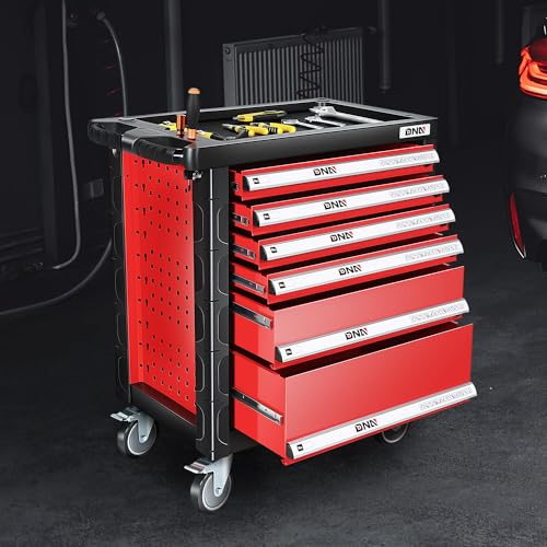 Green 7-Drawer Rolling Tool Cabinet Chest J38249