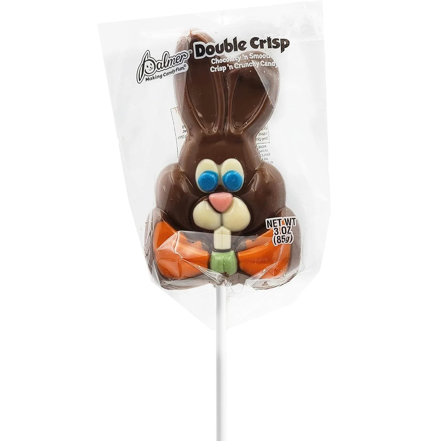 Milk Chocolate Easter Bunny Lollipop, 3oz, Individually Wrapped E27910