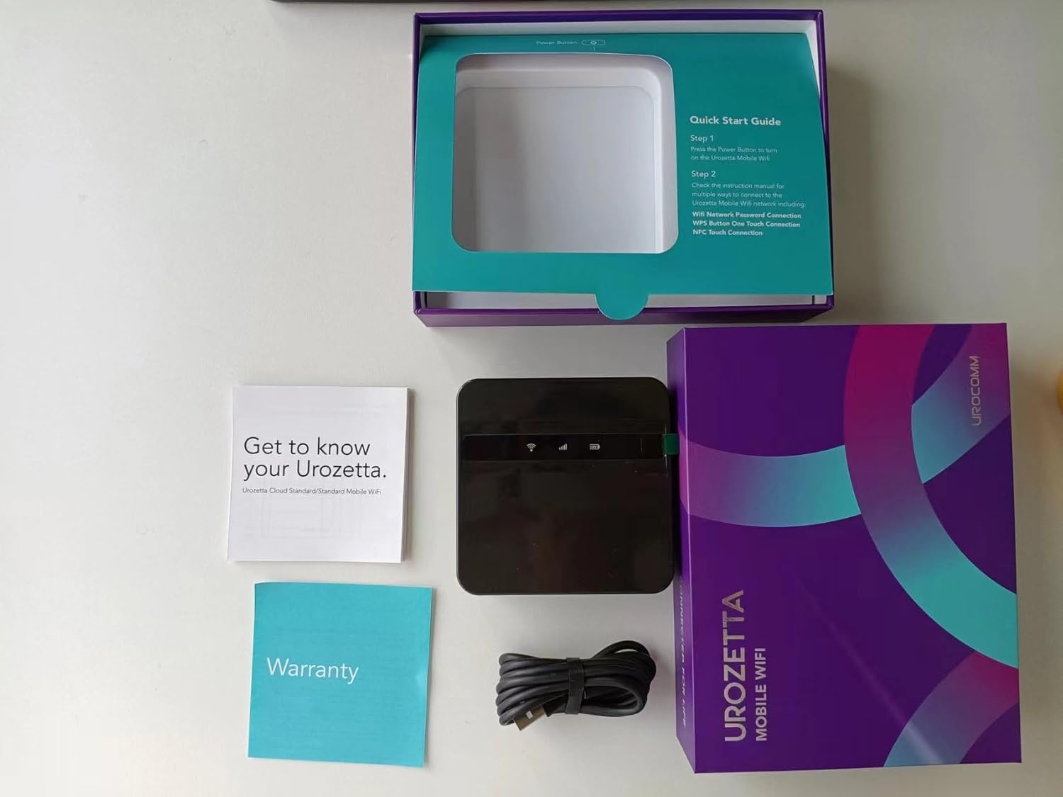 Mobile Hotspot Router Wireless Portable Wi-Fi with US 25GB, 5000mAh E9079