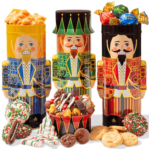 Christmas Gift Baskets with Chocolate, Cookies, Gourmet Snacks, Candy Brittle G359722