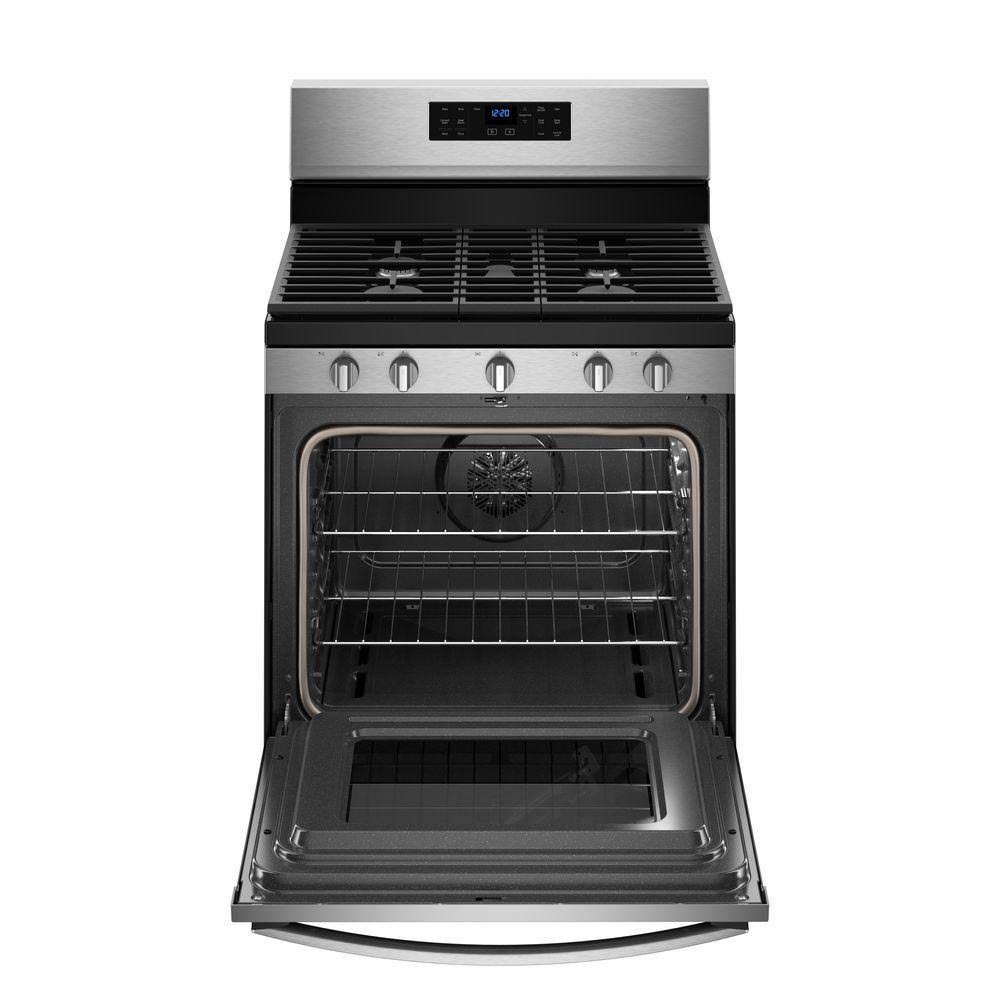 Stainless Steel Freestanding Gas Range 5 cu ft I599575
