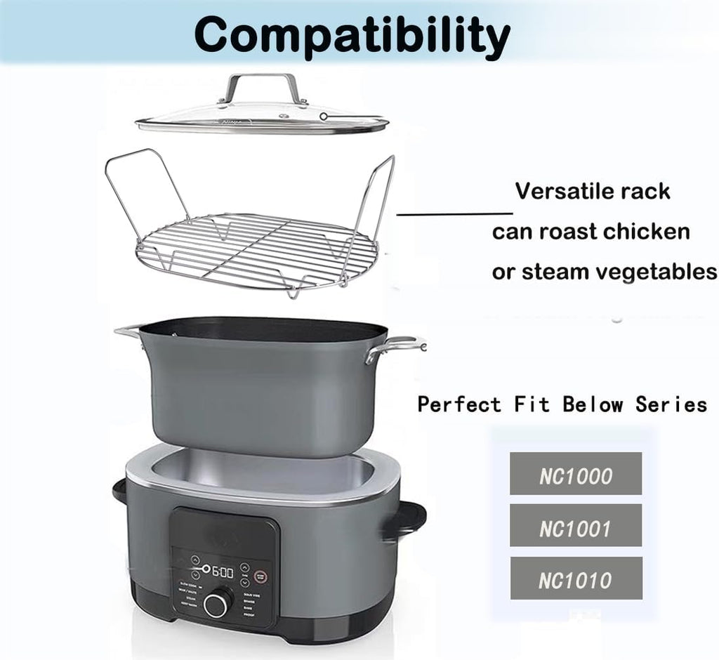 Chrome Pack of 2 Steam and Roast Rack H414234