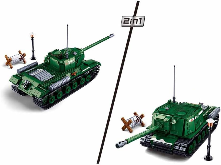 845 PCS Building Block Tank Model with 3 Soldier Figures Y27833