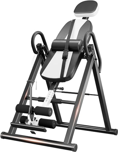 Heavy Duty Gravity Inversion Table 300 lbs Capacity with Adjustable Protective Belt O321007