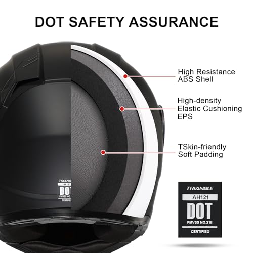 Modular Motorcycle Helmet Flip Up Full Face Dual Visor C84547
