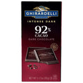 92% Cacao Dark Chocolate Bar, 3.17 Oz (Pack Of 12) Y1051