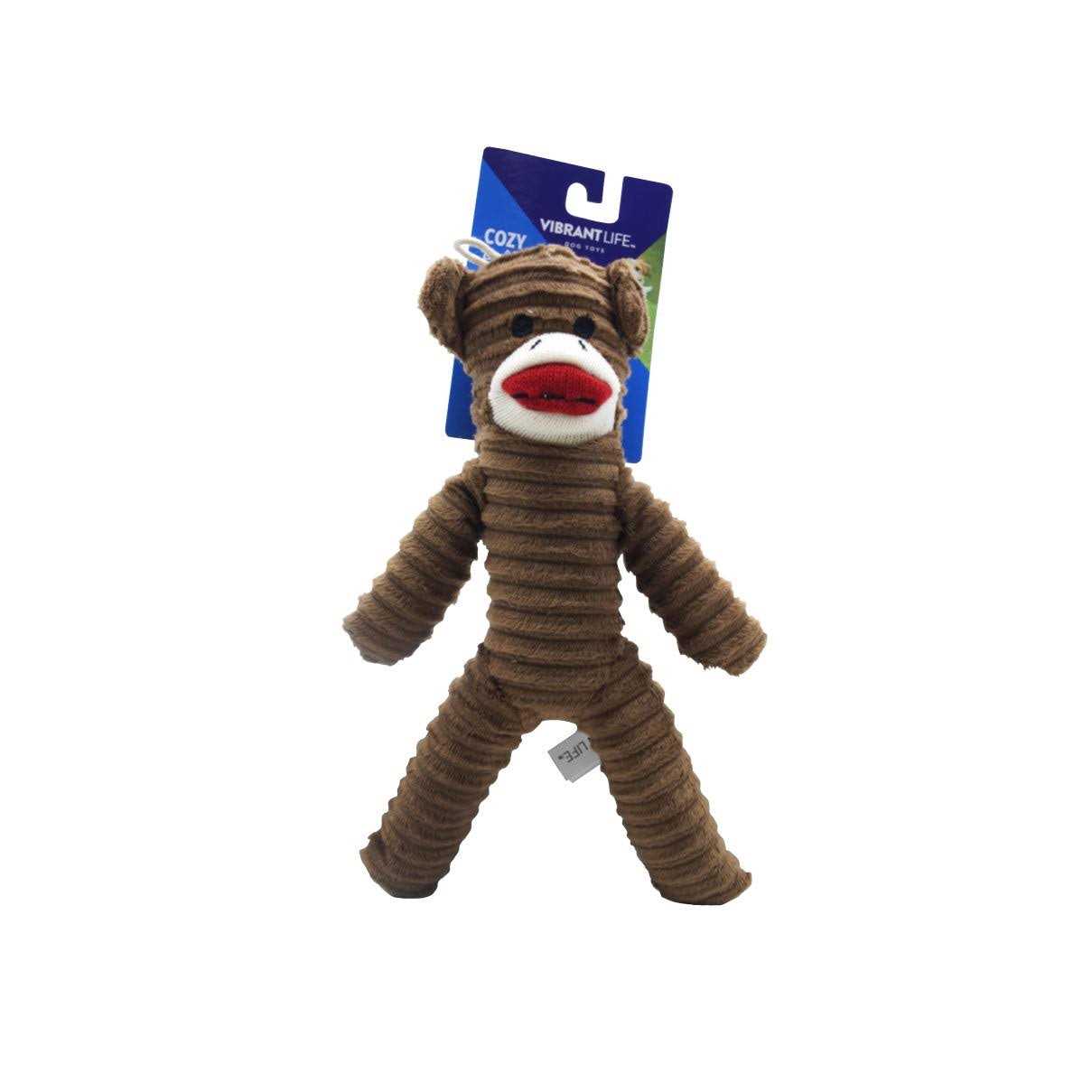 Sock Monkey Dog Toy E231284