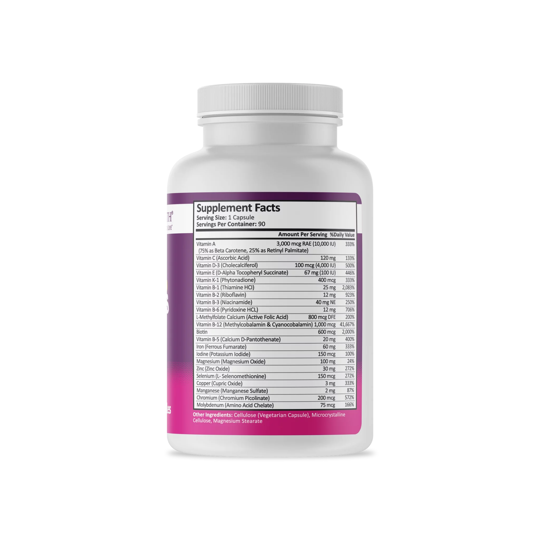 90 Capsules Bariatric Multivitamin Capsule I327
