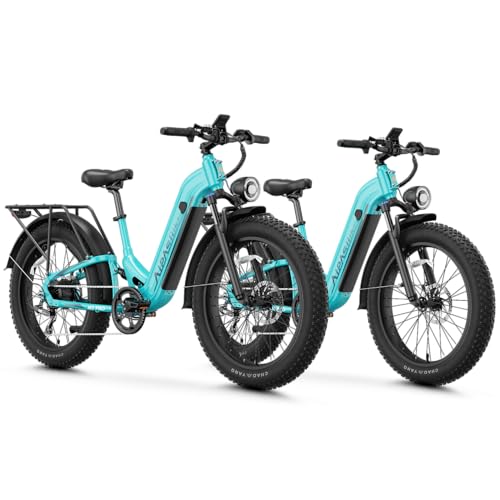 M1 Pro Electric Bike, 1800W Peak Motor, 48V 17.5Ah, 26'' x 4.0'' Fat Tire, 7 Speed, Dual Suspension O996