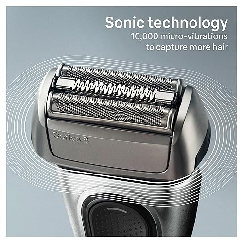 Electric Razor with Shaving Elements & Precision Trimmer, Wet & Dry P38964