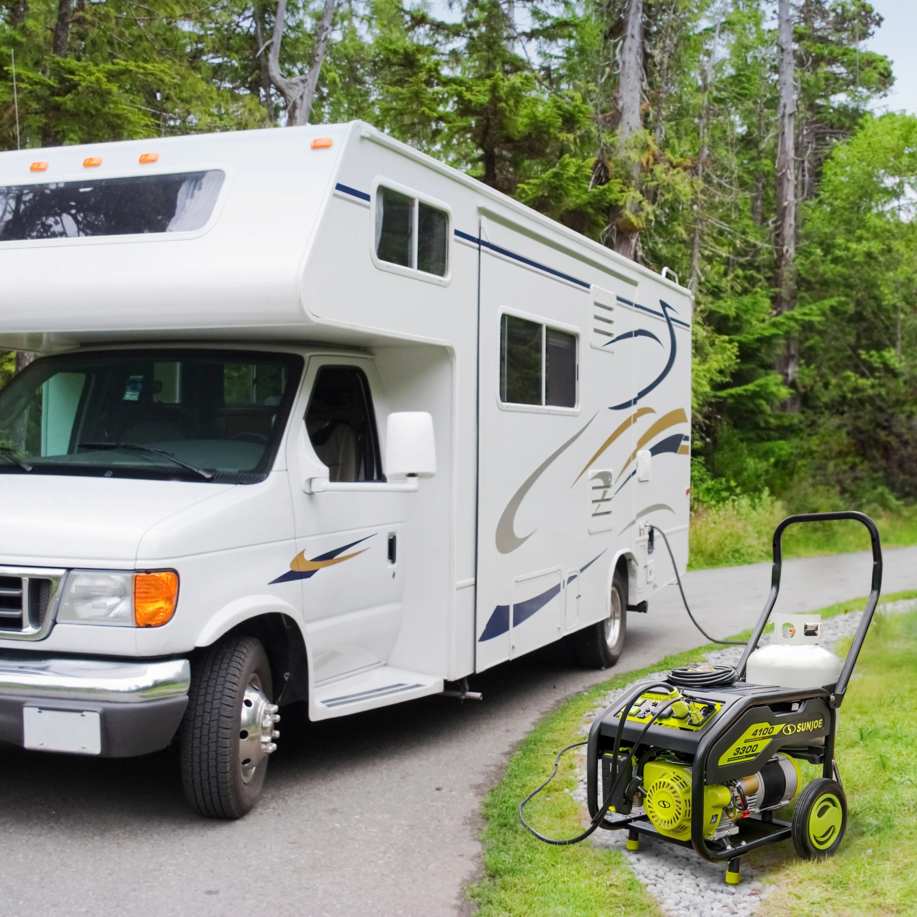 Portable Propane Generator with Cover U164