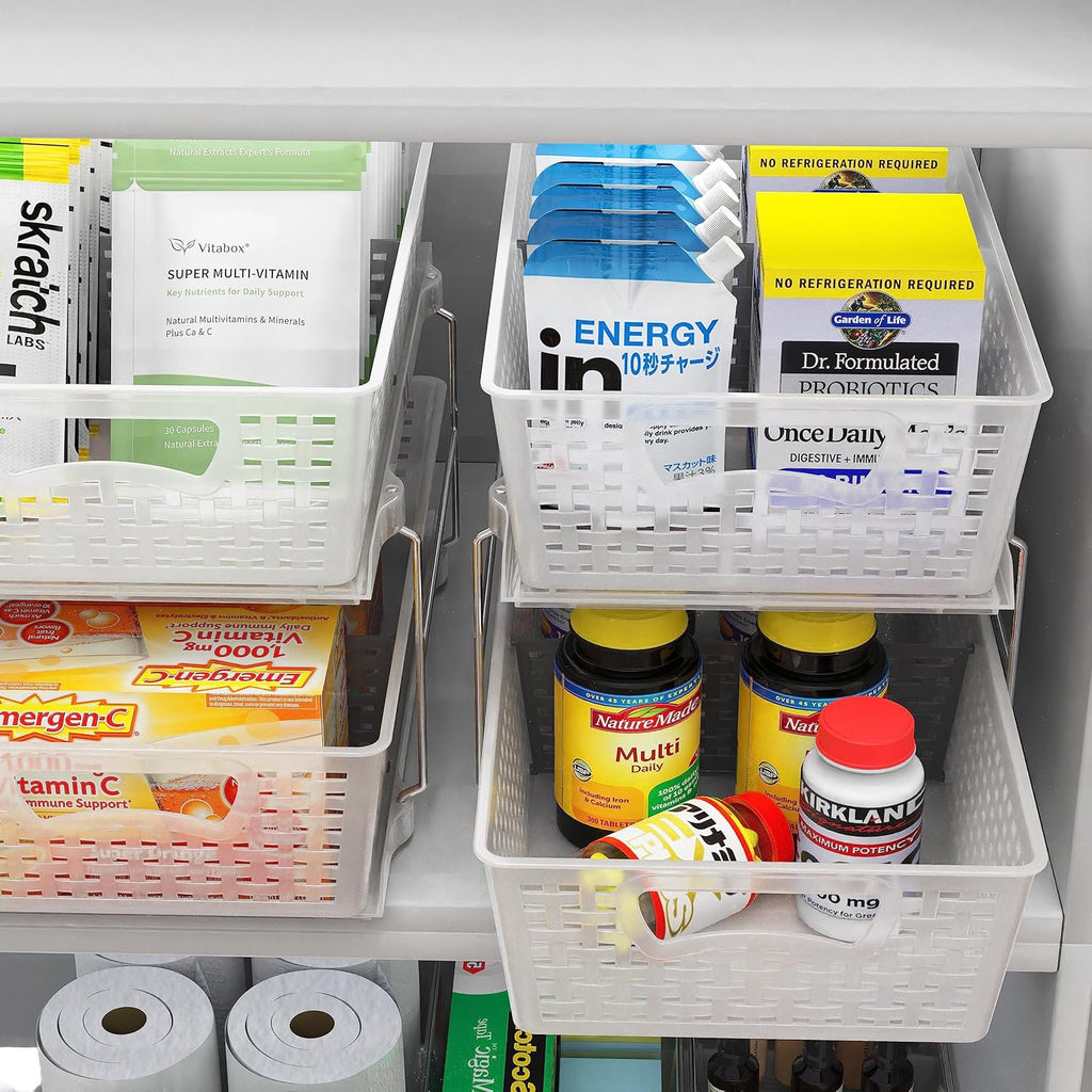 2 Tier Pull-Out Sliding Drawer Under-Sink Storage Organizer Tray S138