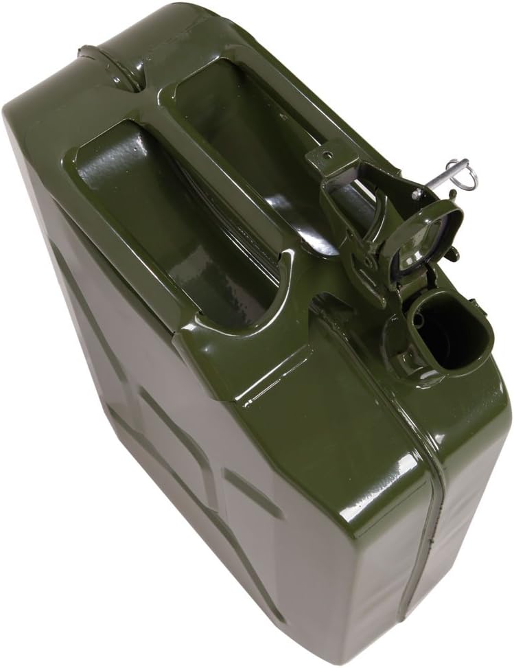 20L 5 Gallon Cold-Rolled Plate Gas Can with Flexible Spout Z478609