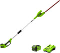 40V 20" Cordless Pole Hedge Trimmer with 2.0Ah Battery and Charger T9477