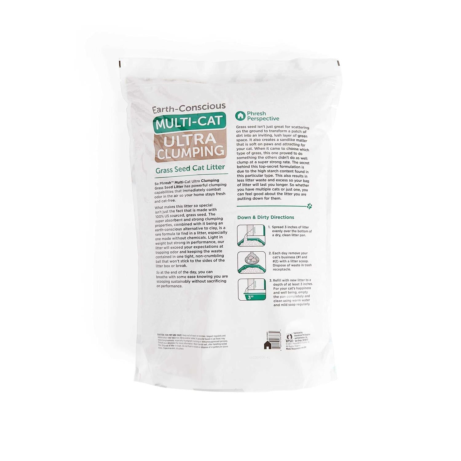 Unscented Grass Seed Cat Litter C55854