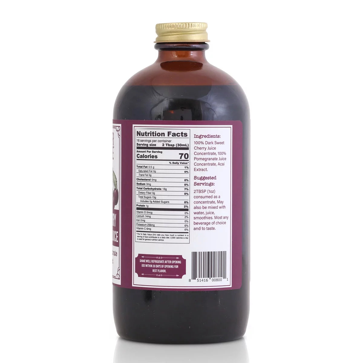 Black Cherry & Pomegranate Juice 100% Concentrate L54137
