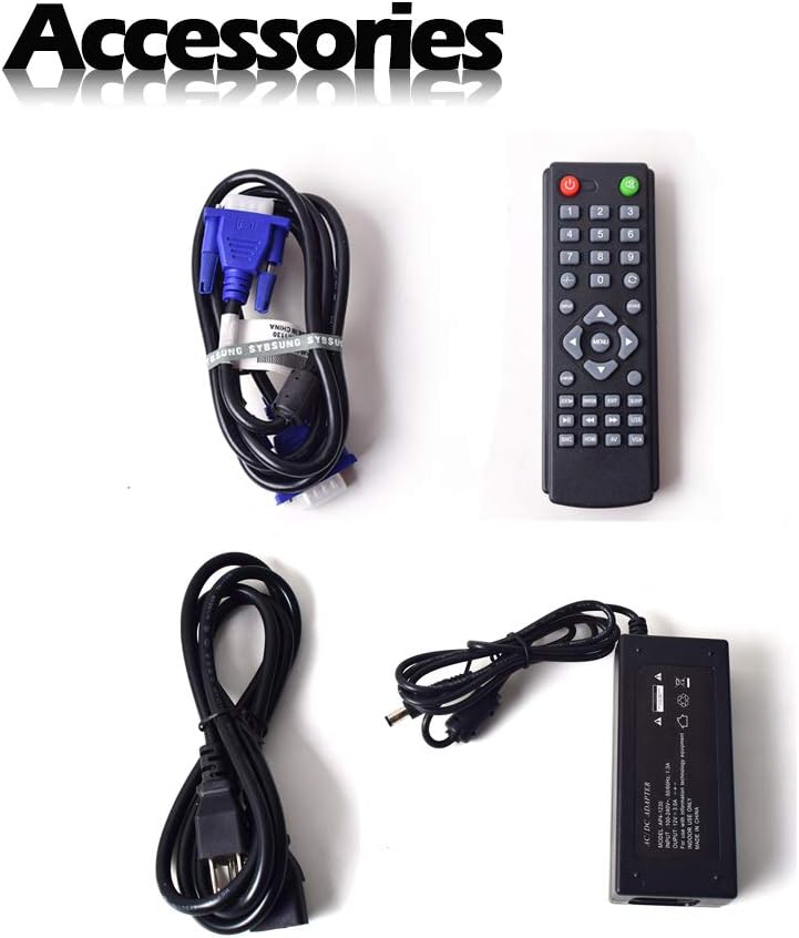 15 inch CCTV Security Monitor with BNC VGA HDMI AV Built-in Speaker 4:3 HD Display LCD Screen Display with USB Media Player S387338