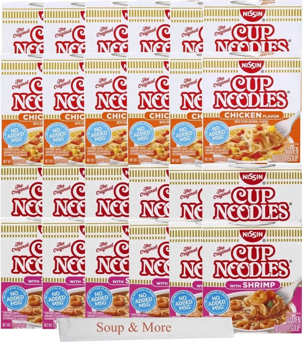 24 Count Instant Cup Noodles Variety Pack T400550