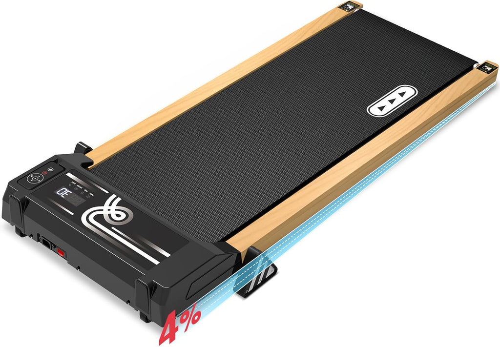 Wood Walking Pad with Incline Under Desk Treadmill V68438