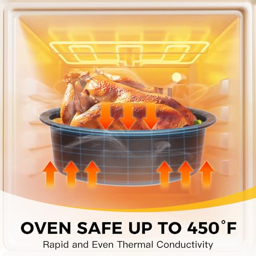 Nonstick Square Baking Pan Set 2 Pieces Grey T218749