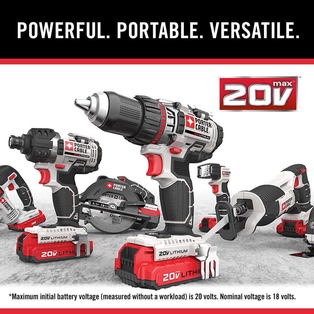 20V Drill/Driver and Saw Combo Kit, 4 pc. Y526345