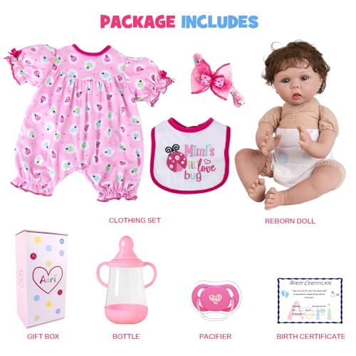 20 inch Realistic Reborn Baby Doll with Gift Box Set L136