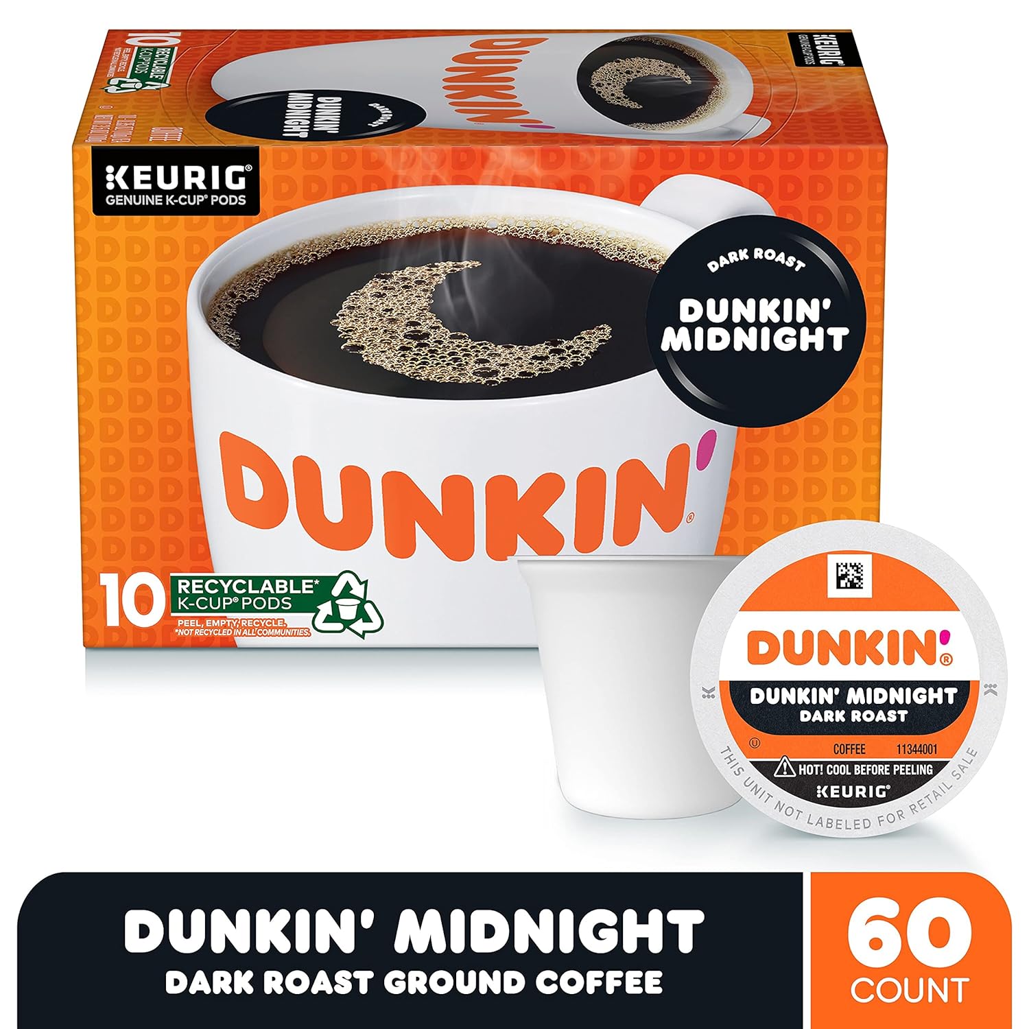 Dark Roast Coffee, 60 K-Cup Pods G24943