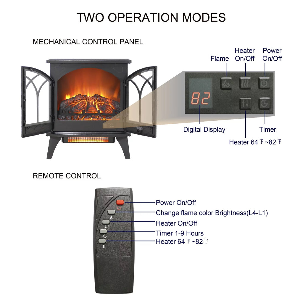 24 inch 3D Infrared Electric Stove with remote control C693931