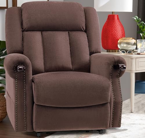 Grey Power Lift Recliner with Massage and Heat G101