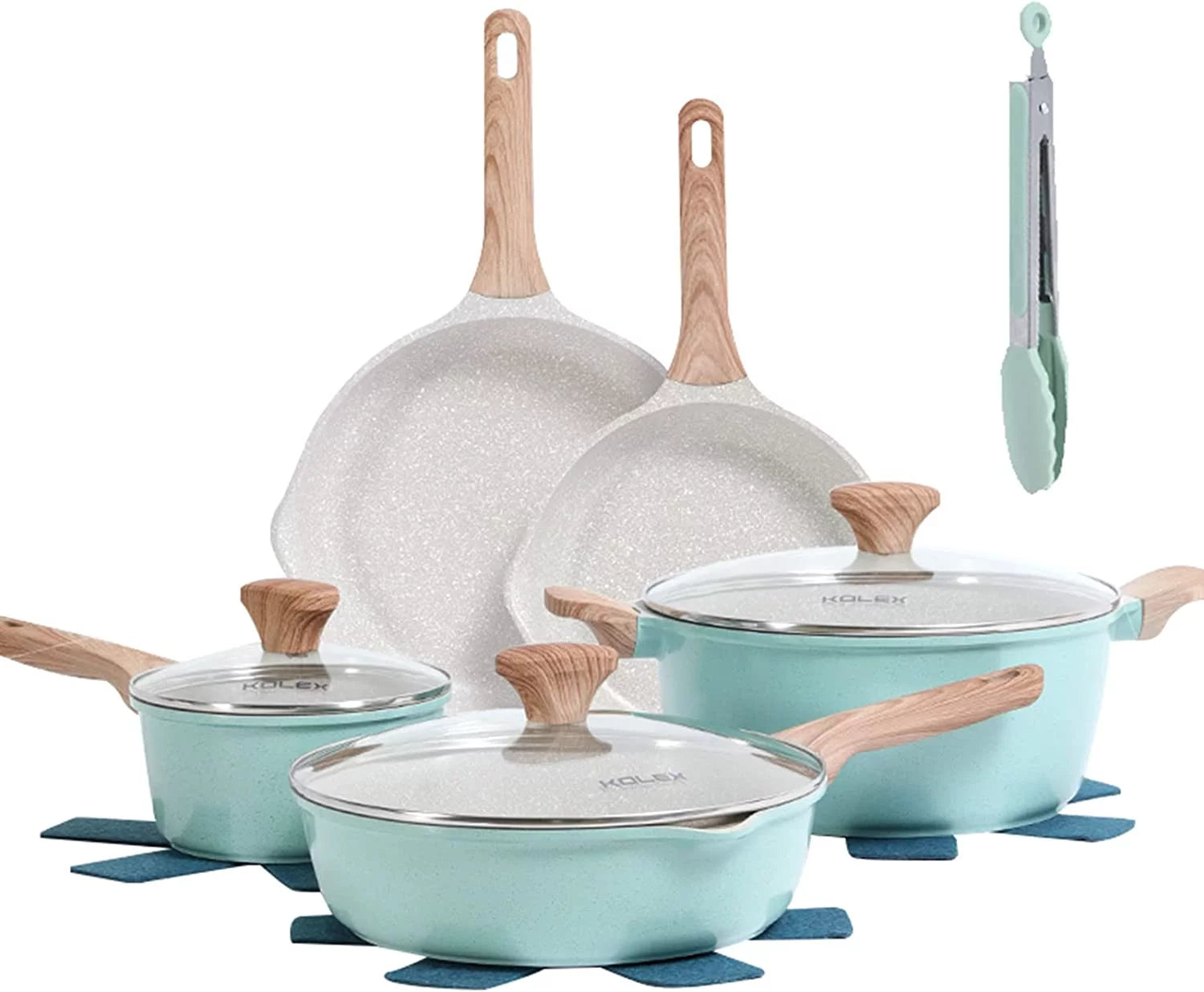 12-Piece Nonstick Granite Cookware Set P375454