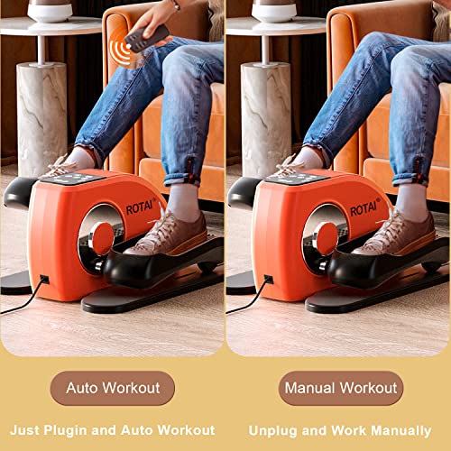 Electric Seated Leg Foot Pedal Exerciser with Remote and LCD Monitor B846