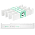 Drawer Dividers 8 Pack, 2.36" High, 12.6-22.8'' Adjustable Expandable Plastic Drawer Organizers Z3221