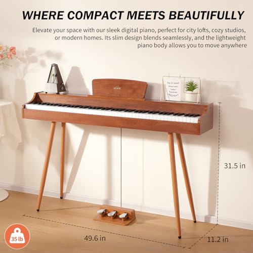 88-Key Weighted Action Digital Piano with Triple Pedal M134