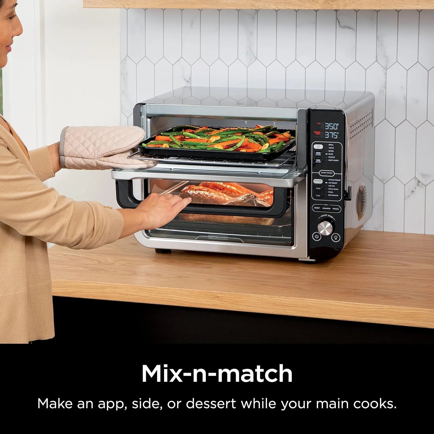 Stainless Steel Double Oven with Air Fry Y742
