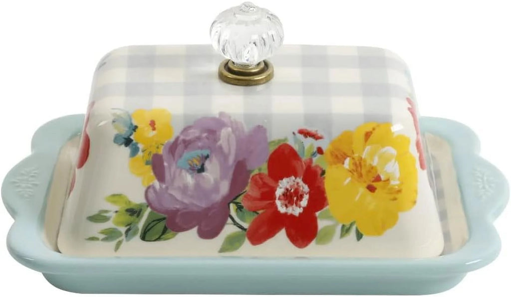 Ceramic Double Stick Butter Dish C68378