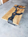 Grey Epoxy Dining Table S254