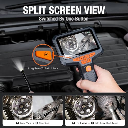 50FT Dual Lens Sewer Camera with Light A320